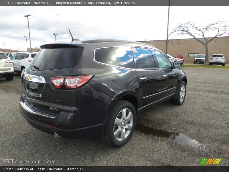 Tungsten Metallic / Dark Titanium/Light Titanium 2017 Chevrolet Traverse LS