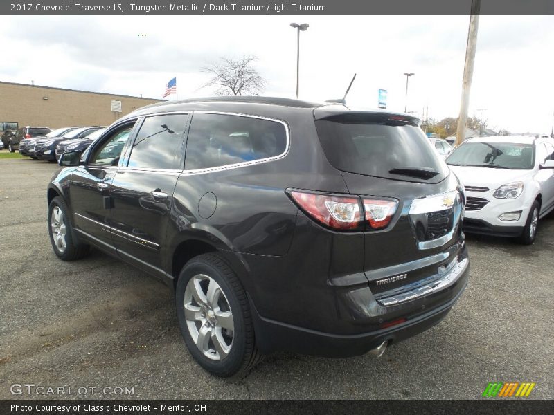 Tungsten Metallic / Dark Titanium/Light Titanium 2017 Chevrolet Traverse LS