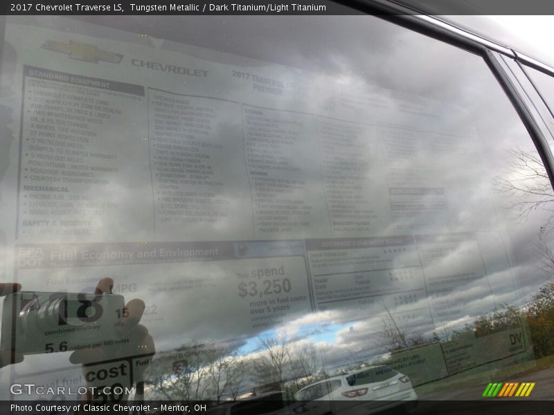 Tungsten Metallic / Dark Titanium/Light Titanium 2017 Chevrolet Traverse LS