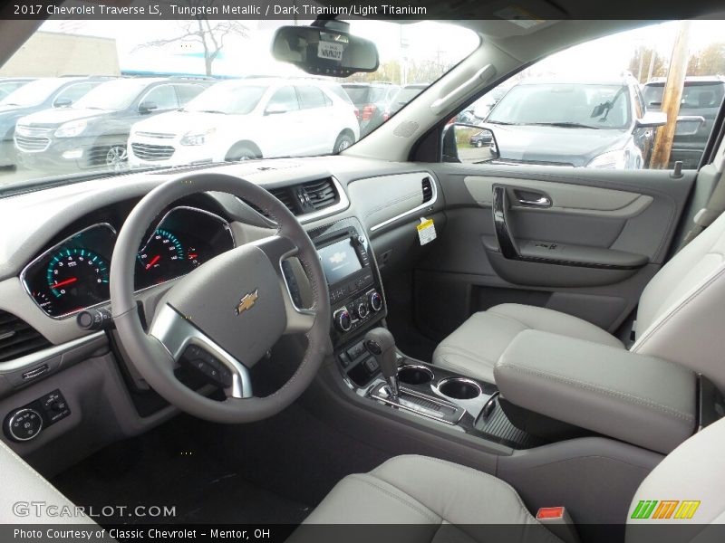  2017 Traverse LS Dark Titanium/Light Titanium Interior
