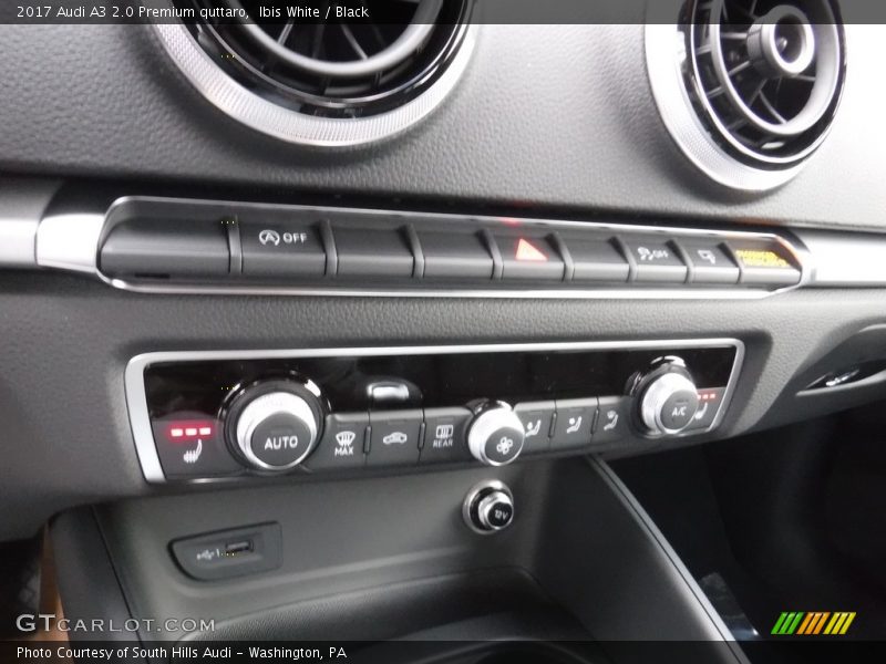 Ibis White / Black 2017 Audi A3 2.0 Premium quttaro