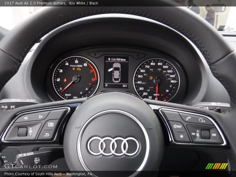 Ibis White / Black 2017 Audi A3 2.0 Premium quttaro