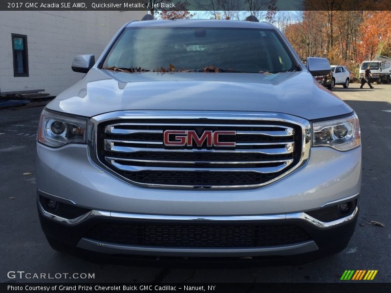 Quicksilver Metallic / Jet Black 2017 GMC Acadia SLE AWD