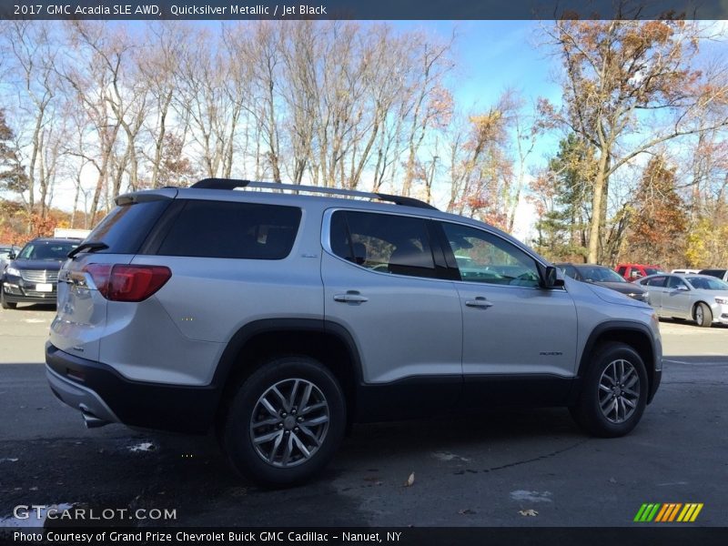 Quicksilver Metallic / Jet Black 2017 GMC Acadia SLE AWD