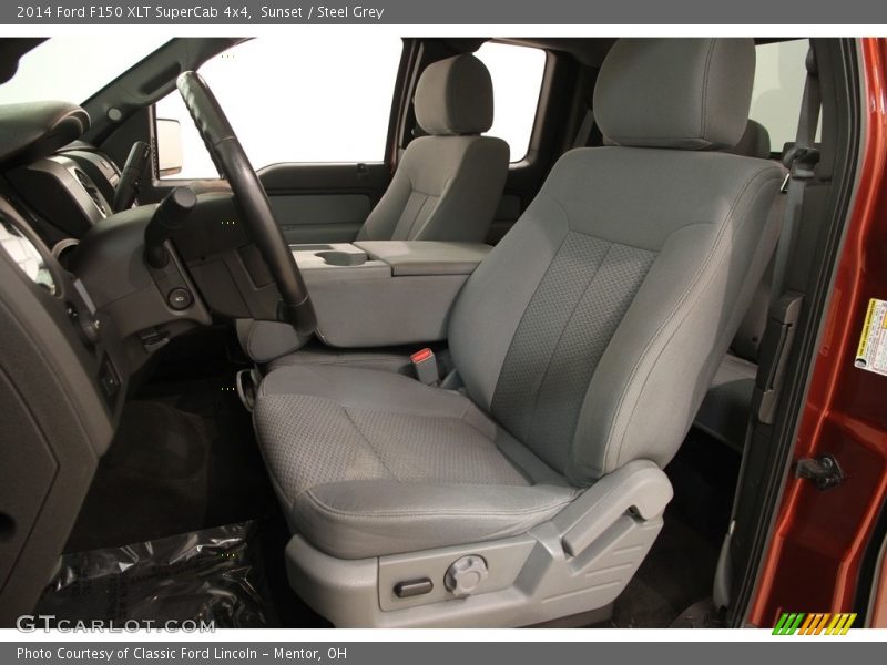 Sunset / Steel Grey 2014 Ford F150 XLT SuperCab 4x4