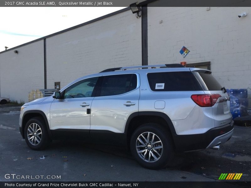Quicksilver Metallic / Jet Black 2017 GMC Acadia SLE AWD