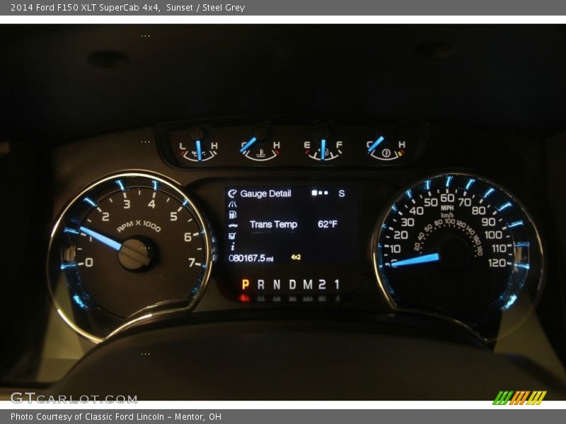 Sunset / Steel Grey 2014 Ford F150 XLT SuperCab 4x4