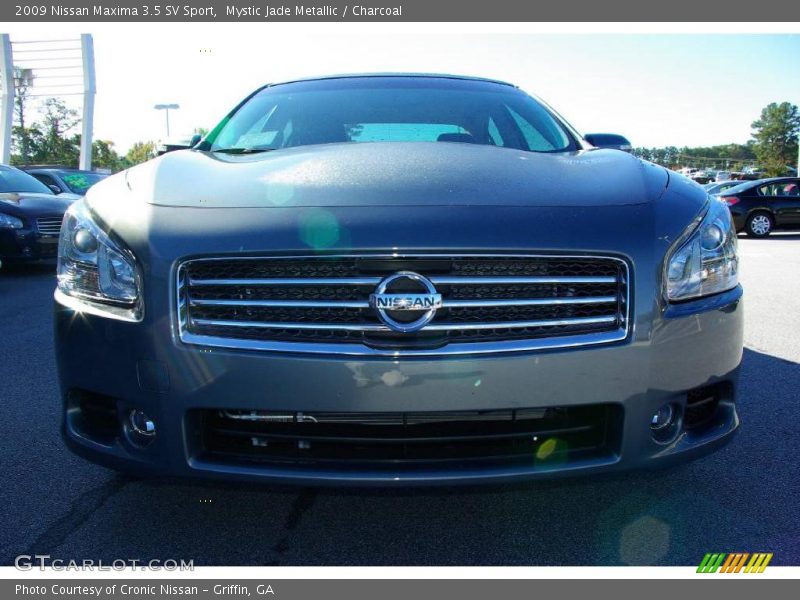 Mystic Jade Metallic / Charcoal 2009 Nissan Maxima 3.5 SV Sport