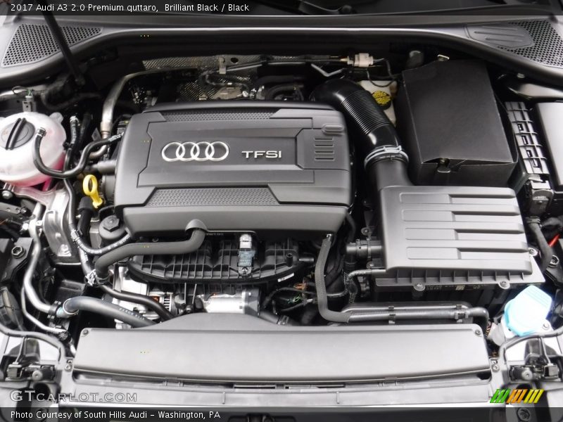 Brilliant Black / Black 2017 Audi A3 2.0 Premium quttaro