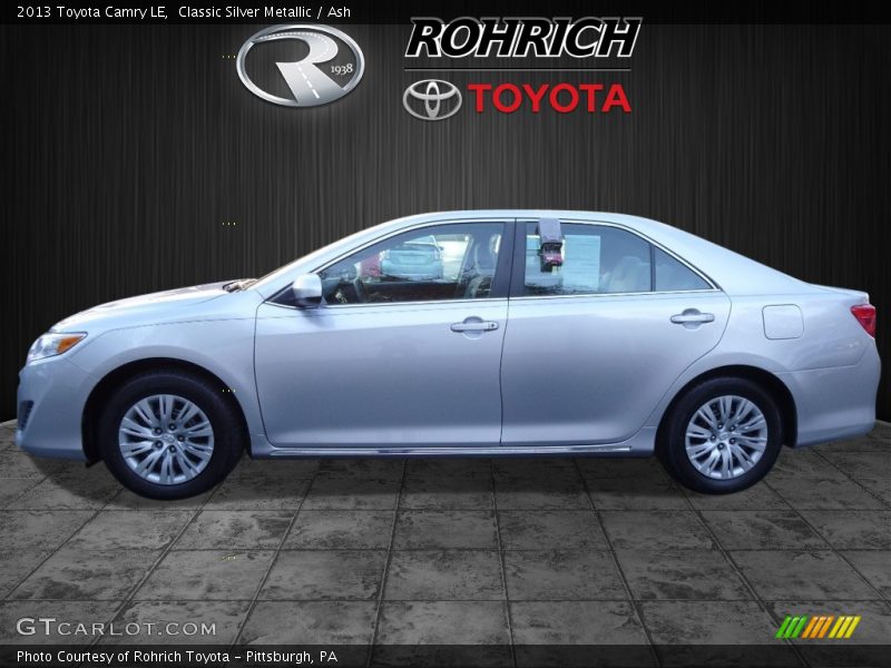 Classic Silver Metallic / Ash 2013 Toyota Camry LE