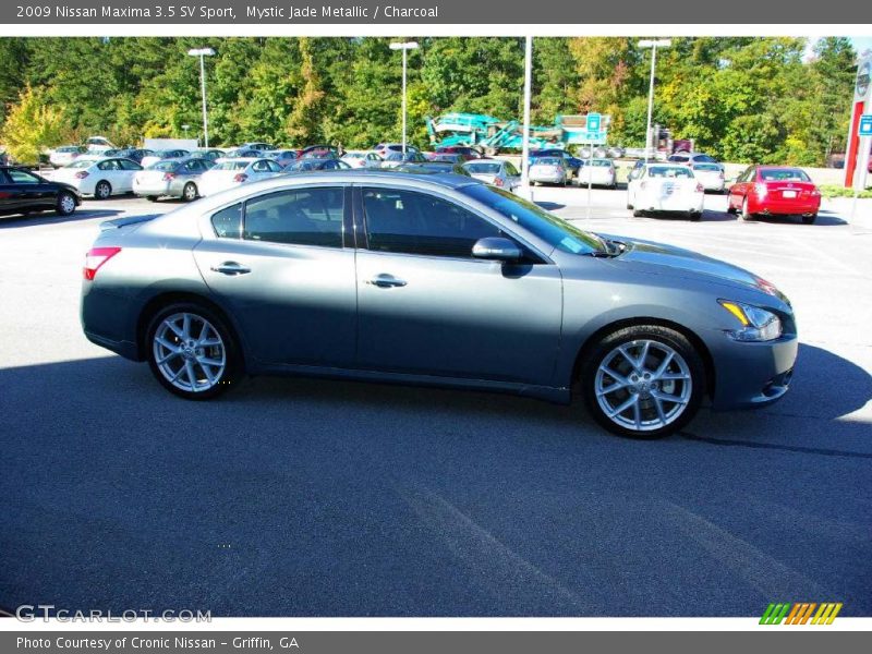 Mystic Jade Metallic / Charcoal 2009 Nissan Maxima 3.5 SV Sport