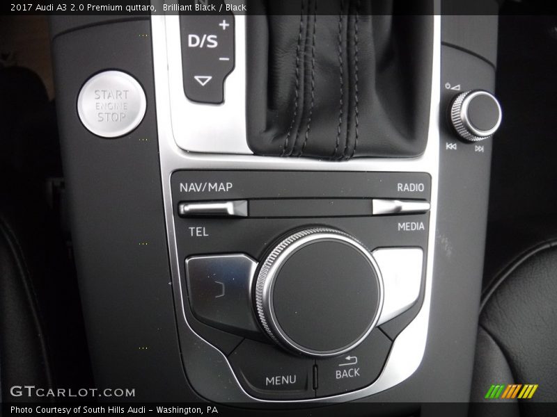 Brilliant Black / Black 2017 Audi A3 2.0 Premium quttaro