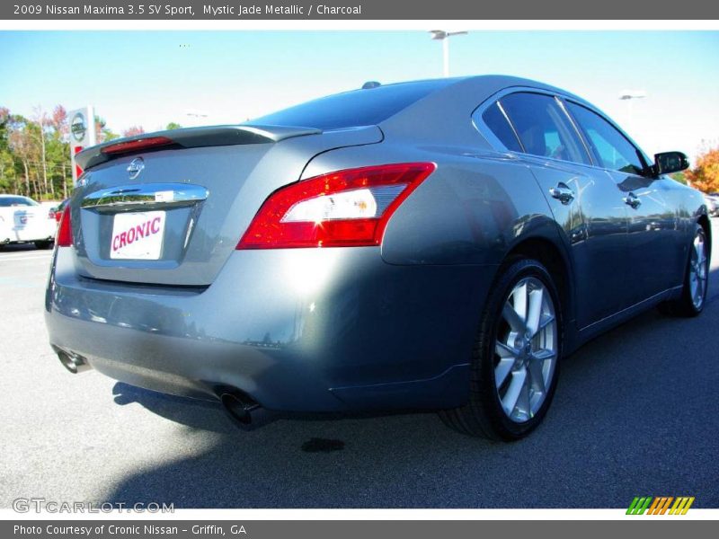 Mystic Jade Metallic / Charcoal 2009 Nissan Maxima 3.5 SV Sport