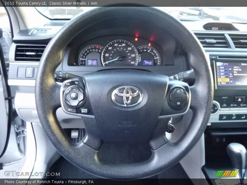 Classic Silver Metallic / Ash 2013 Toyota Camry LE