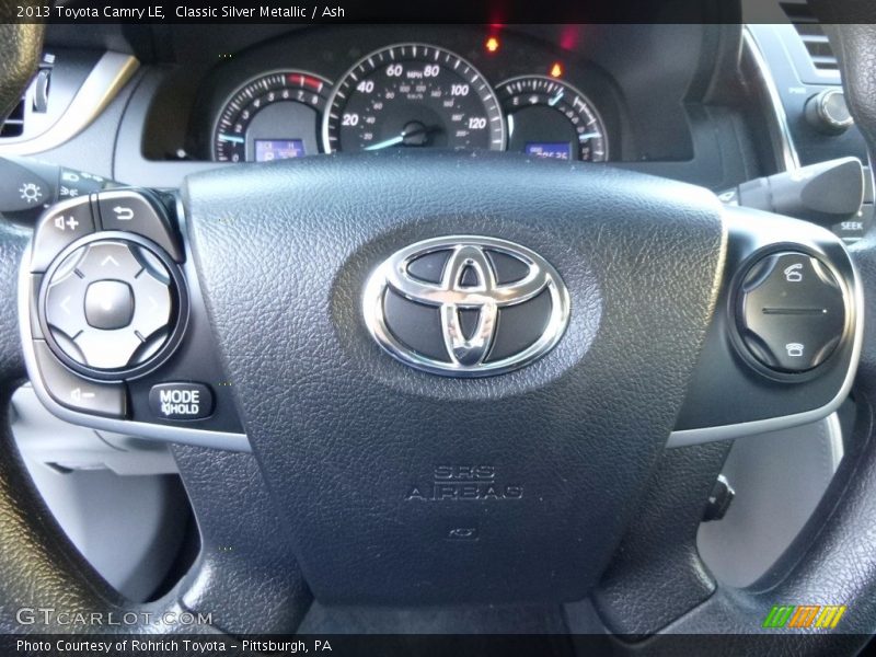 Classic Silver Metallic / Ash 2013 Toyota Camry LE