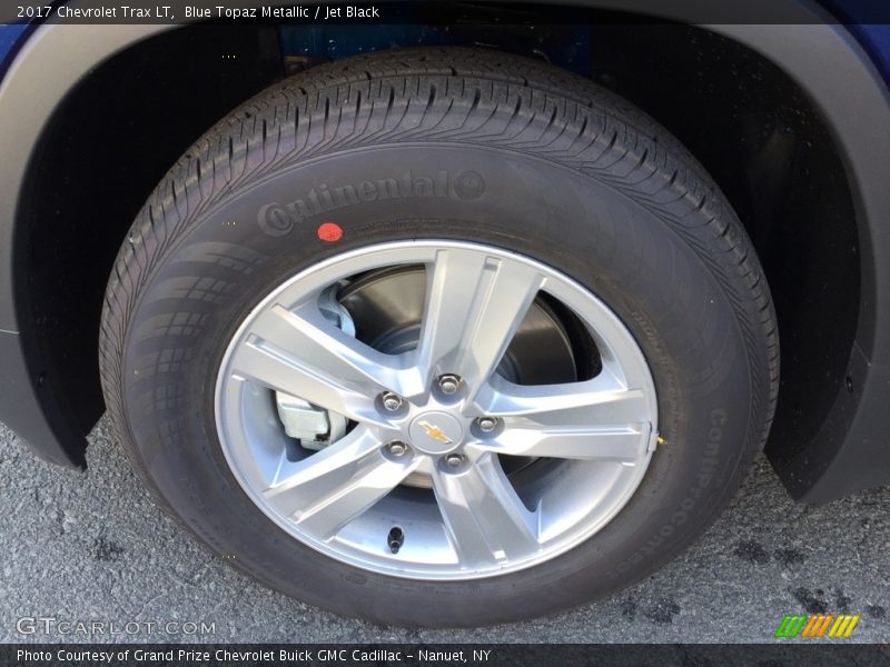 Blue Topaz Metallic / Jet Black 2017 Chevrolet Trax LT