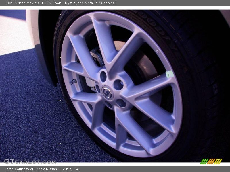Mystic Jade Metallic / Charcoal 2009 Nissan Maxima 3.5 SV Sport