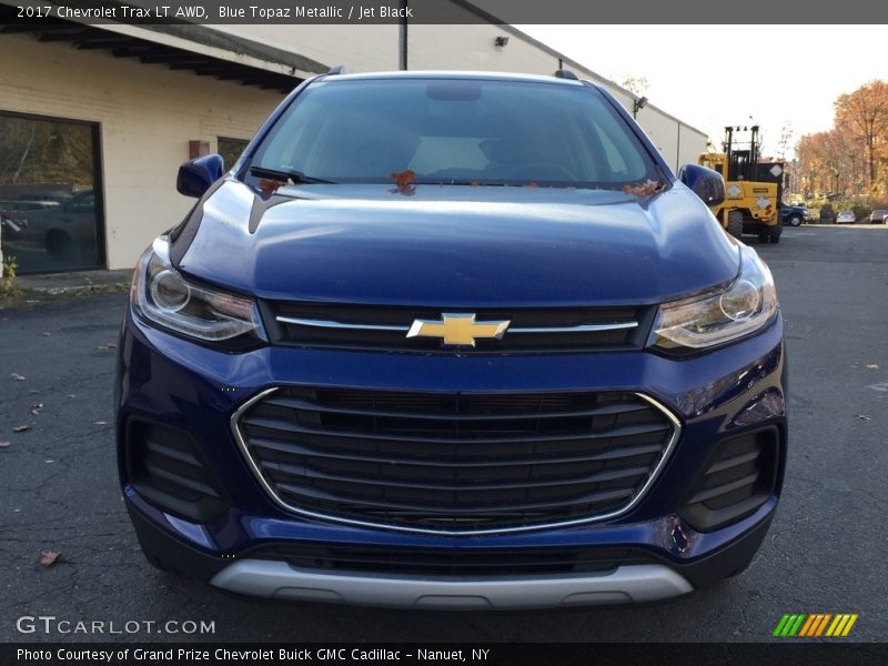 Blue Topaz Metallic / Jet Black 2017 Chevrolet Trax LT AWD