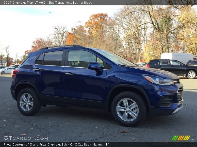 Blue Topaz Metallic / Jet Black 2017 Chevrolet Trax LT AWD