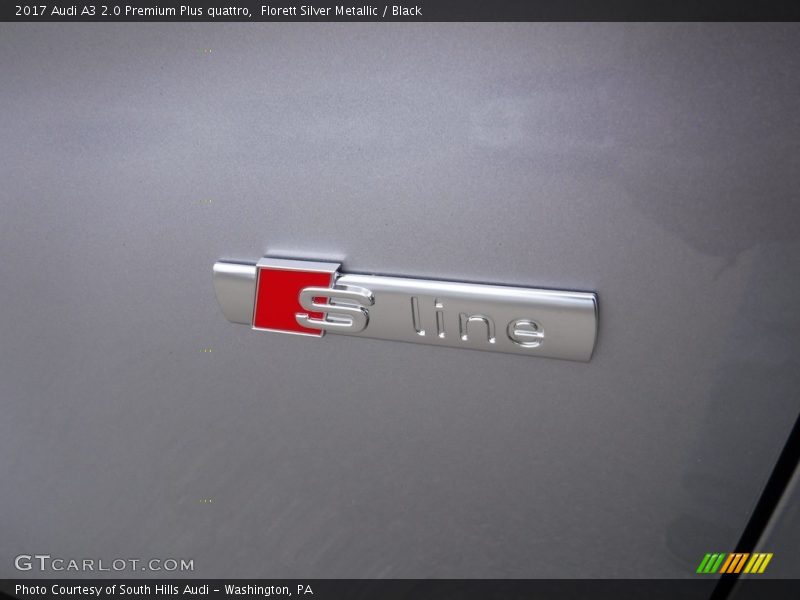 Florett Silver Metallic / Black 2017 Audi A3 2.0 Premium Plus quattro
