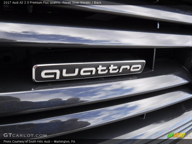 Florett Silver Metallic / Black 2017 Audi A3 2.0 Premium Plus quattro