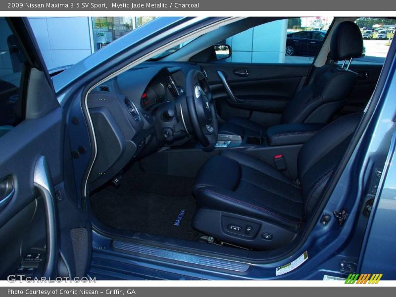 Mystic Jade Metallic / Charcoal 2009 Nissan Maxima 3.5 SV Sport