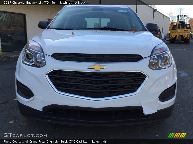 Summit White / Jet Black 2017 Chevrolet Equinox LS AWD