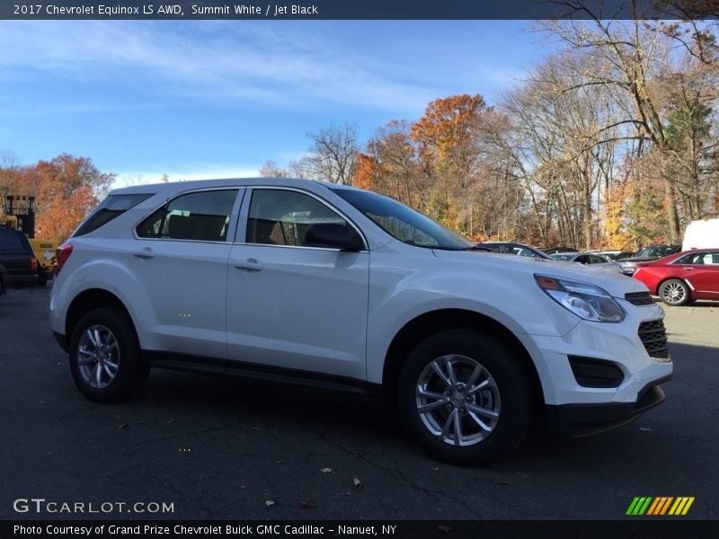 Summit White / Jet Black 2017 Chevrolet Equinox LS AWD