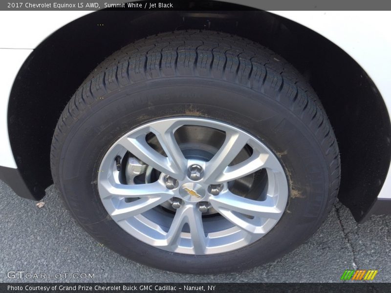 Summit White / Jet Black 2017 Chevrolet Equinox LS AWD