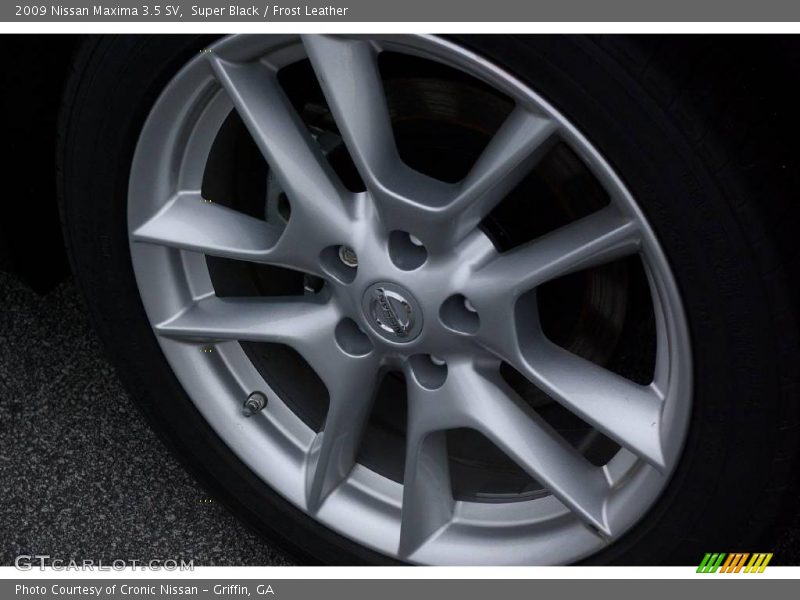 Super Black / Frost Leather 2009 Nissan Maxima 3.5 SV
