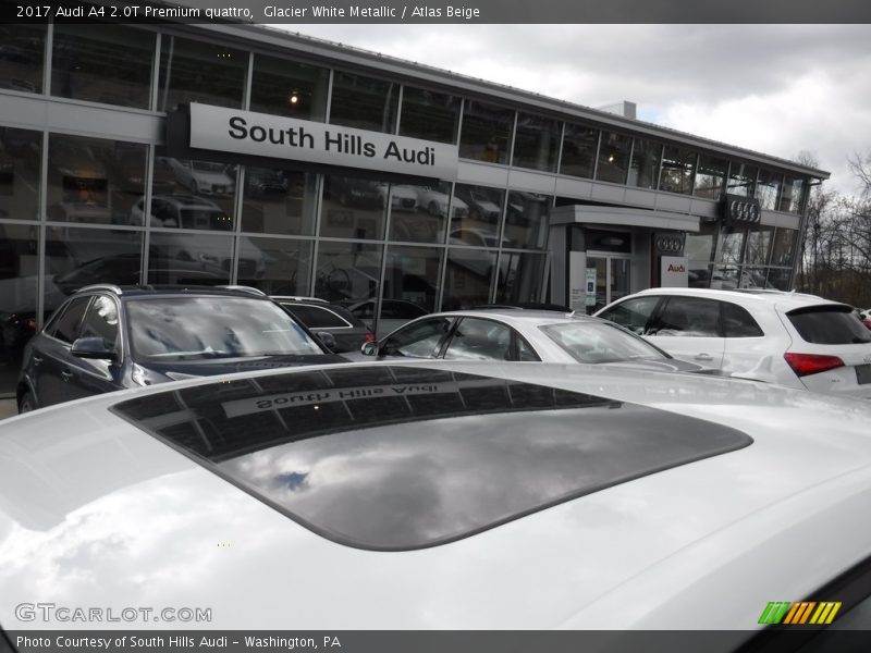 Glacier White Metallic / Atlas Beige 2017 Audi A4 2.0T Premium quattro