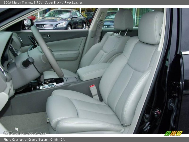 Super Black / Frost Leather 2009 Nissan Maxima 3.5 SV