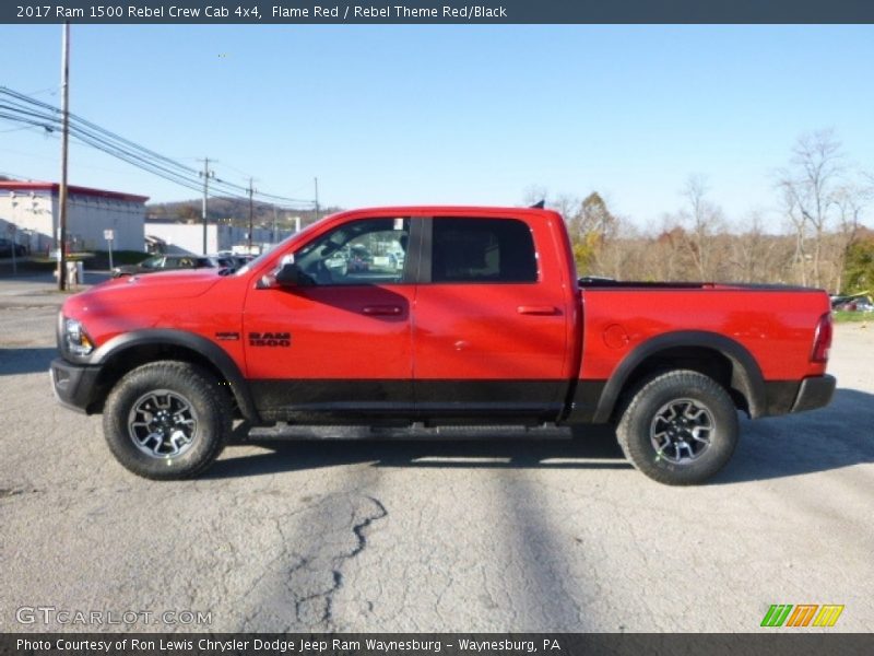  2017 1500 Rebel Crew Cab 4x4 Flame Red