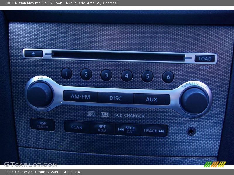 Mystic Jade Metallic / Charcoal 2009 Nissan Maxima 3.5 SV Sport