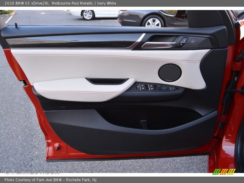 Melbourne Red Metallic / Ivory White 2016 BMW X3 xDrive28i