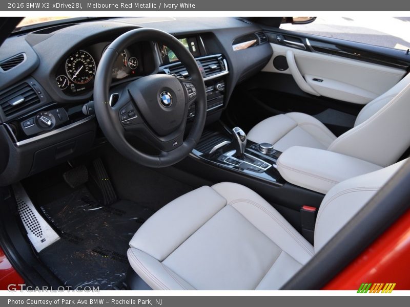 Melbourne Red Metallic / Ivory White 2016 BMW X3 xDrive28i