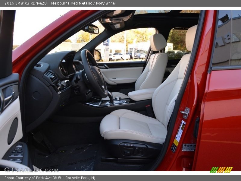 Melbourne Red Metallic / Ivory White 2016 BMW X3 xDrive28i