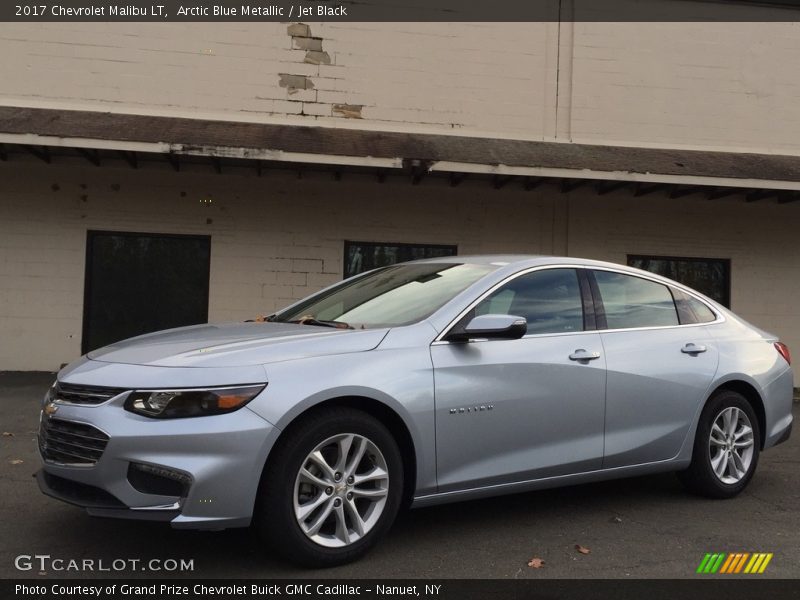 Arctic Blue Metallic / Jet Black 2017 Chevrolet Malibu LT