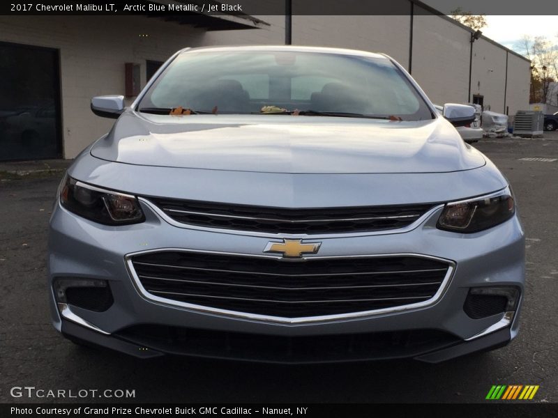 Arctic Blue Metallic / Jet Black 2017 Chevrolet Malibu LT