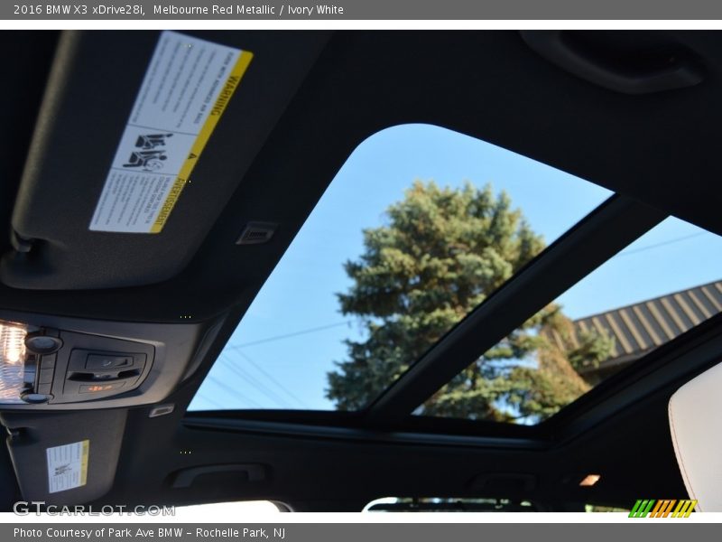 Melbourne Red Metallic / Ivory White 2016 BMW X3 xDrive28i