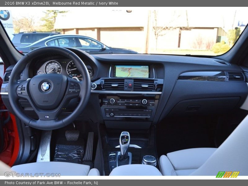 Melbourne Red Metallic / Ivory White 2016 BMW X3 xDrive28i