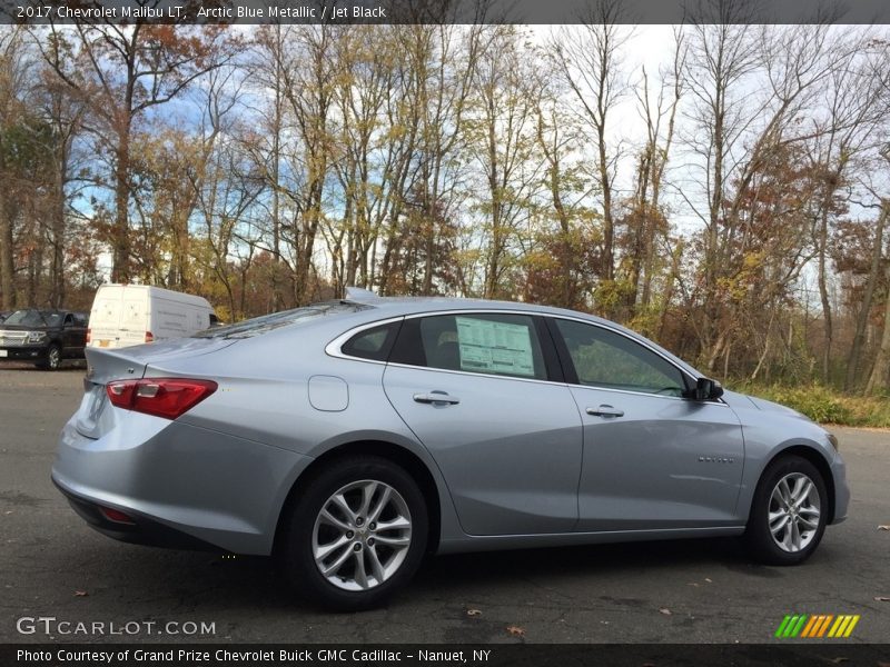 Arctic Blue Metallic / Jet Black 2017 Chevrolet Malibu LT