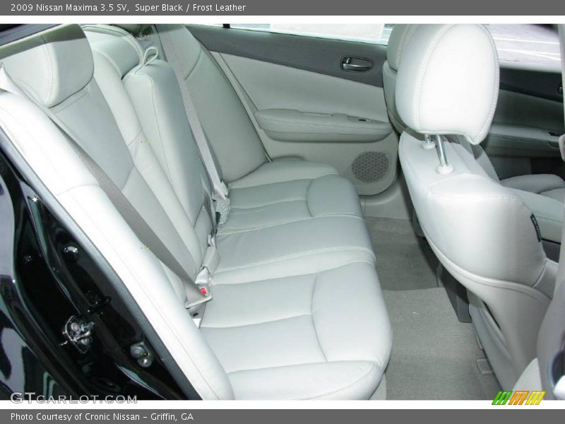 Super Black / Frost Leather 2009 Nissan Maxima 3.5 SV