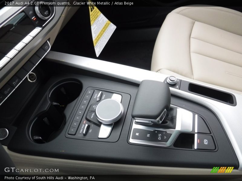 Glacier White Metallic / Atlas Beige 2017 Audi A4 2.0T Premium quattro