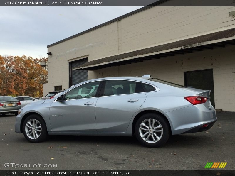 Arctic Blue Metallic / Jet Black 2017 Chevrolet Malibu LT