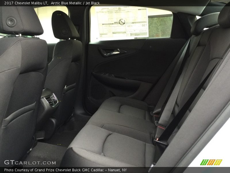 Arctic Blue Metallic / Jet Black 2017 Chevrolet Malibu LT