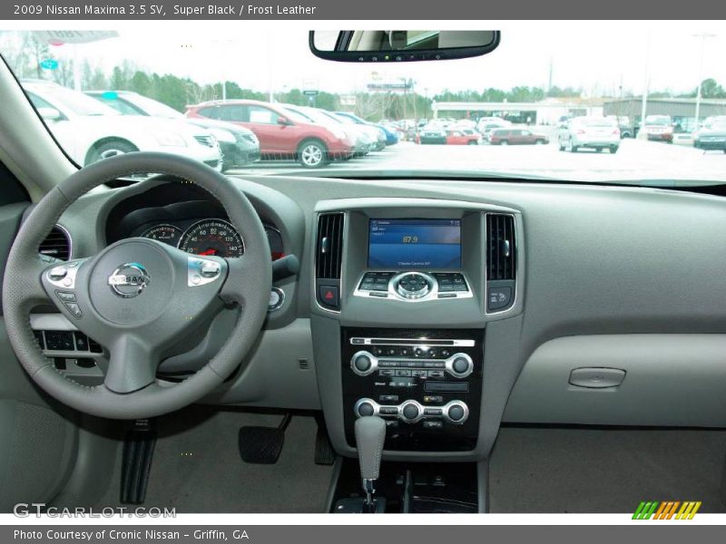 Super Black / Frost Leather 2009 Nissan Maxima 3.5 SV