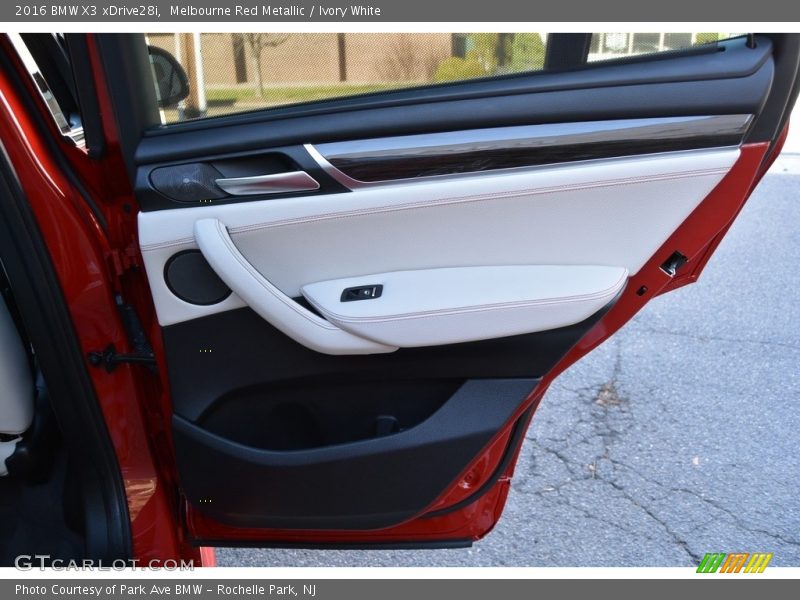 Melbourne Red Metallic / Ivory White 2016 BMW X3 xDrive28i