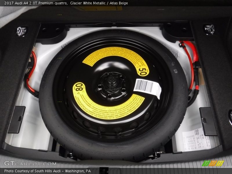 Glacier White Metallic / Atlas Beige 2017 Audi A4 2.0T Premium quattro