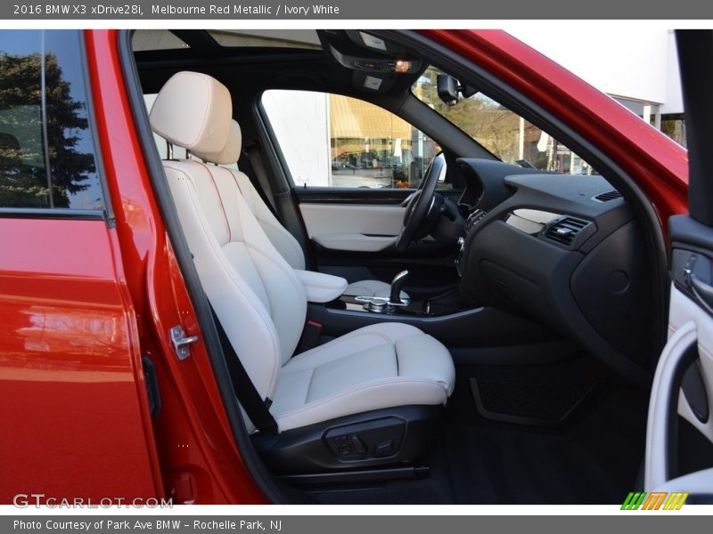 Melbourne Red Metallic / Ivory White 2016 BMW X3 xDrive28i